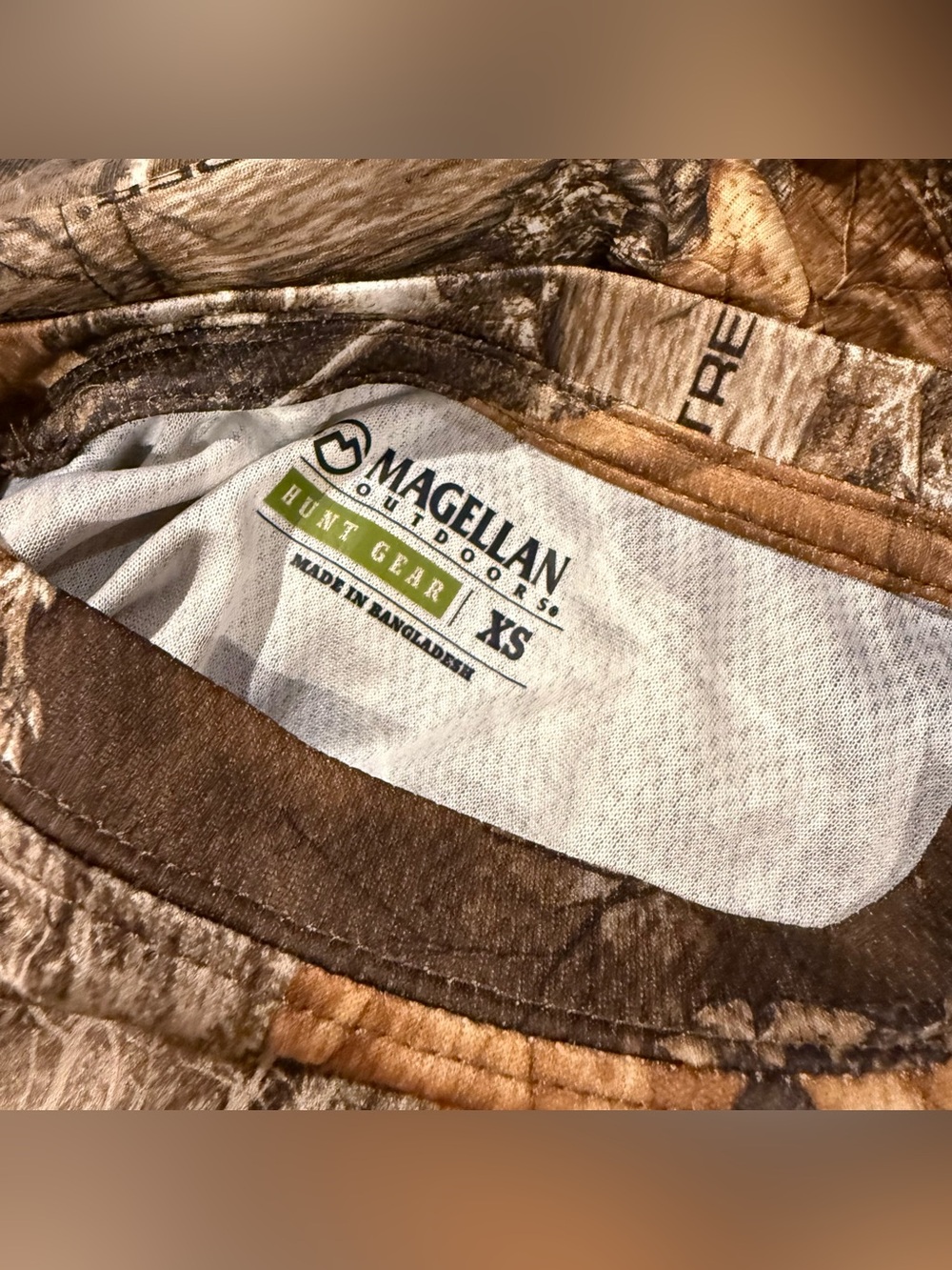 Bundle (6) Camo Short & Long Sleeve Shirts. Brown/Green Camouflage. Size XS 6/7 - Picture 11 of 16